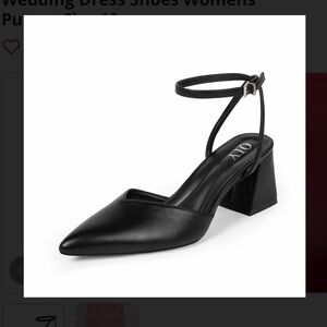 Elegant Black Ankle Strap Heels